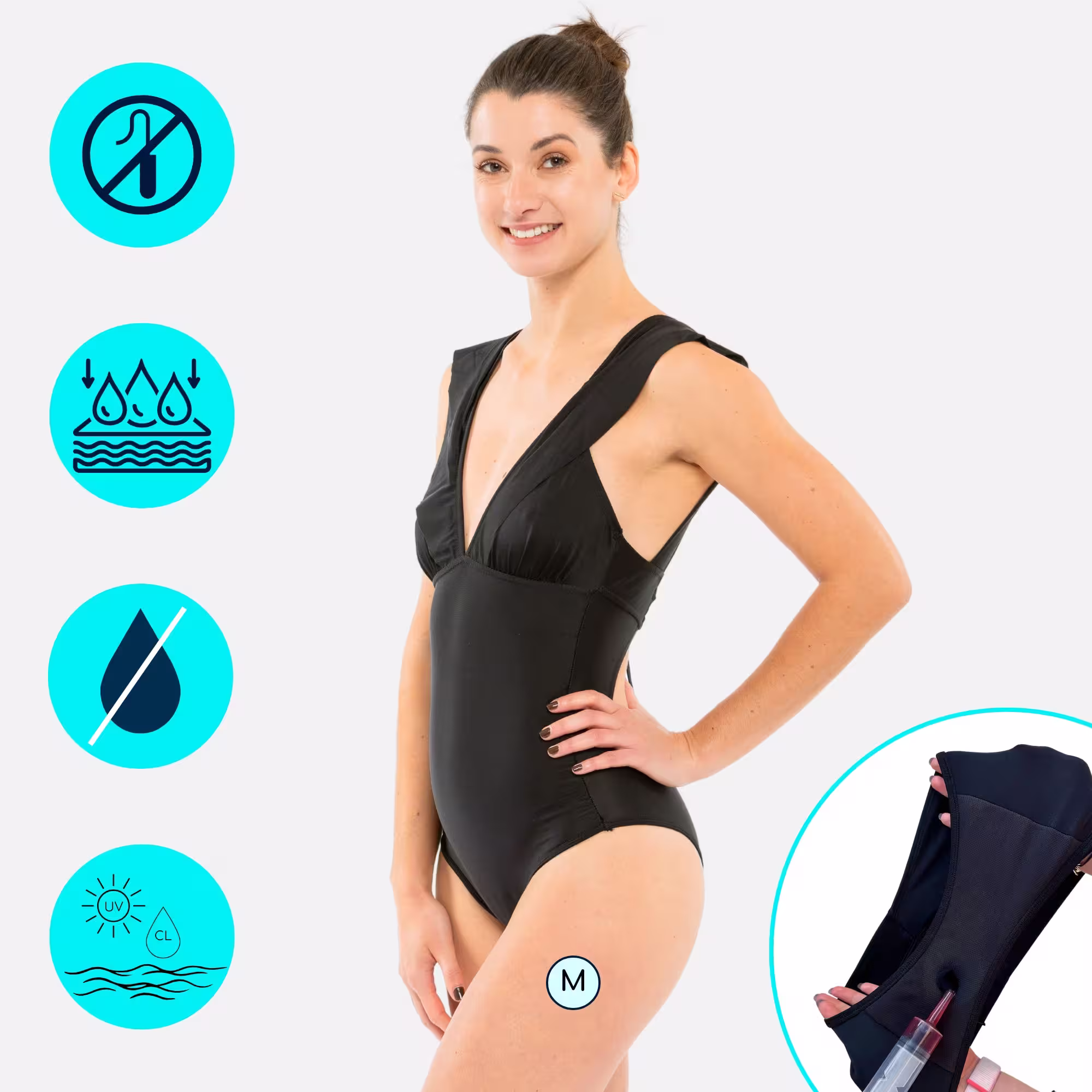 Menstruatiebadpak | Dames en Tieners | Lichte Menstruatie | Sya